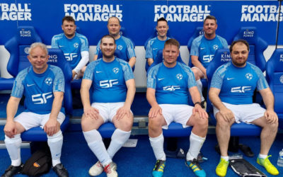 Playing Football at Leicester City Football Club to Raise Money for the Boparan Charitable Trust