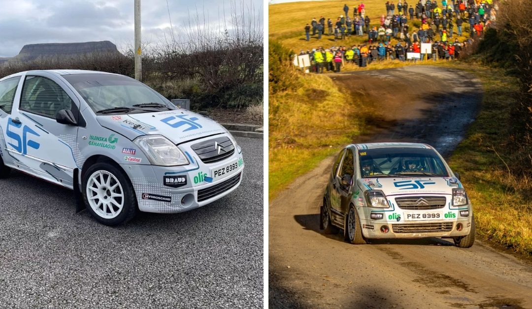 SF Engineering Sponsored Rally Car with Employee Connection Performs Well at the Galway International Rally
