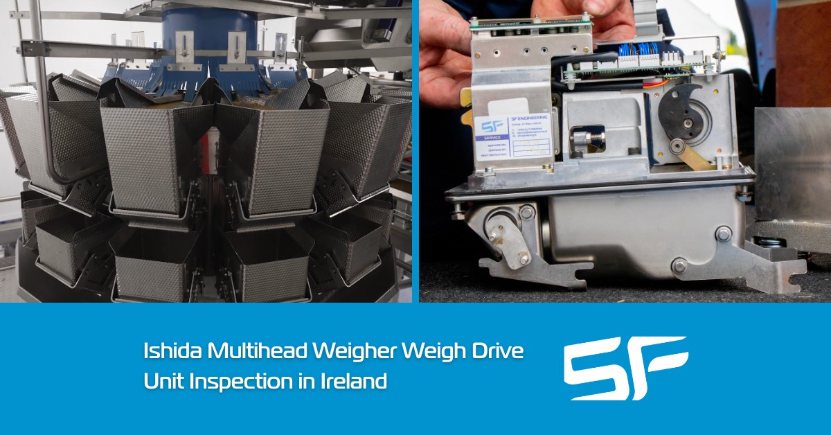 Ishida Multihead Weigher Weigh Drive Unit Inspection in Ireland